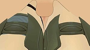 嘿，看看这个3D动画视频385中的狂野内射行动