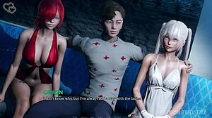 in the world of eternum episode 1, the 3d game unfolds with teen adventures and cartoon twists