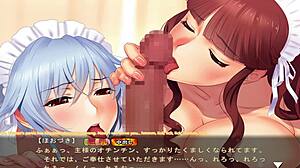 i can't stop watching maid-san noel and hozuki group action.
