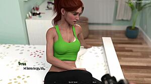 Pervert dude starts exercising with super hot mature women in sexy outfits. He dives into huge boobs action in this 3D hentai anime game - Summer Heat 02.