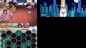 anime girl with big tits lactating in public locker