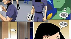 Justice League Hentai Adventure Featuring Superwoman In Animated Scenes With Intense Encounters