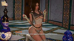 In Eternum 301, a busty 3D anime girl explores her desires.