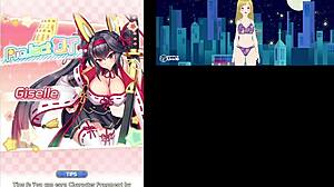 anime girl with big tits lactating in public locker