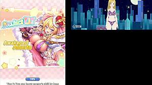 anime girl with big tits lactating in public locker