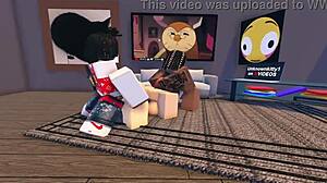 makima shows up on roblox with some curvy fat action in game