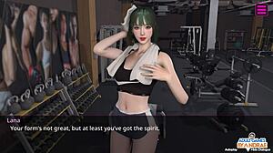 Episode 10 involves boosting trust points with Luna, Lana, Mion, and Hazel as the female anchor next door in BDSM squirting with giant monster outfits and big tits 3D anal
