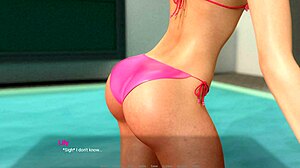 Step-aunt delivers an intense boobjob in Away From Home 3 gameplay. Her curvy outfit drives wild action!