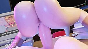 Jessie rides hard in nude cowgirl hentai animation!