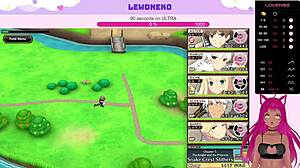 Vtuber Lewdneko Intensely Masturbates With Vibrator In Evenicle Part 4