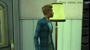 Cheating wife takes big black cock in Sims4 interracial porn episode!