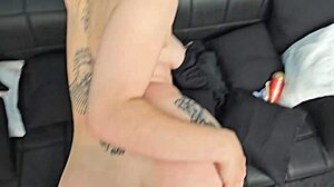 Stepsister begs for big hard cock filling her tattooed ass deep inside