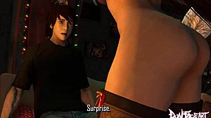 sfm mais brings a wild christmas creampie in sexy costumes. holiday domination at its best!