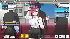 I feel so excited playing this intense hentai chikan game trial