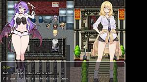 Succubus scenes from Konosuba game show big tits manga action in judgement 2