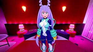 hot banging with nejire hado at the hotel - my hero academia!