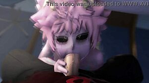 Hey, brainwashed sluts from MHA in wild HMV action! Watch them go crazy.