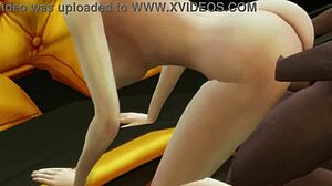 丰满红发妹子被黑人大屌狂干爽翻天