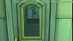 Cheating wife takes big black cock in Sims4 interracial porn episode!