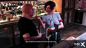 Two characters next to each other in fashion business game