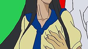 Randy Foreign Science Teacher Fucks Light Skinned African Teen 18+ In Uniform Hentai