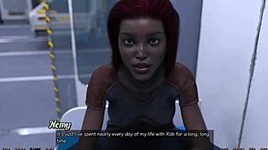 Stranded in space 50 hints at meeting the new black milf