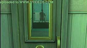 出轨老婆在Sims4色情中吃大黑鸡巴！