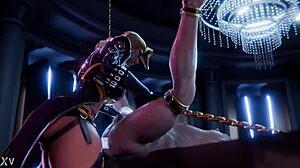 hey, see Emma Frost dominate a guy with her strapon!