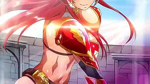 Kyonyuu Female Warrior Faces Intense Blowjob In Dogeza Saimin Episode 1