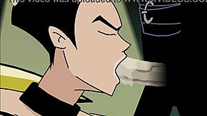 嘿，看这个红发妹在互动3P第03动画里闪烁群P乐趣！😏