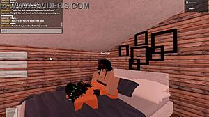 roblox whore delivers sloppy head in part 2 of wild action.