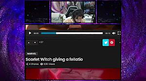 Bald pussy marika fuck scarlet witch blowjob