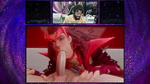 Bald pussy marika fuck scarlet witch blowjob