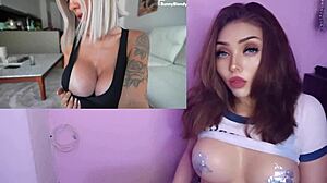 Inviting her twin sister to join in steamy fun with her boyfriend tonight