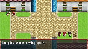 Harem In Another World Hentai Game Ep 34 His Best Friend Is Getting All Wet Under The Outdoor Rain