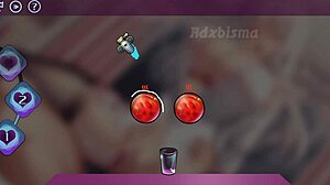 可爱蜂蜜探索光滑阴户和屁股在本子游戏第三部带无毛魅力