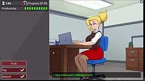 Lagi main game hentai laggy, tamat level 1 adegan lengkap toket gede bikin nagih!