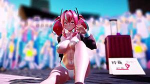 bremaerton's cosplay chick gets naughty in the bathroom