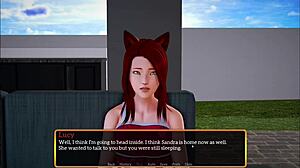 Lucky bastard scores a curvy girlfriend in just one day! My new family part 4 rocks!!