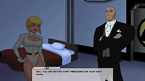 Starfire's rough blowjob and sex in Titans!