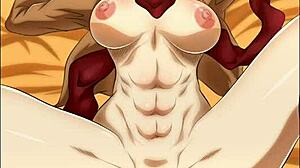 这个变态故事以性感泰坦角色在动漫风格中展开