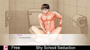 Shy Schoolgirl Seduces in Interactive Erotic Game with Bold Moves