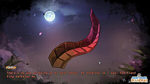 Ep19 features destroying Manaris tight pussy with big cock blowjob in sexy demon outfit - half-demon shinobi action