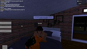 roblox whore delivers sloppy head in part 2 of wild action.