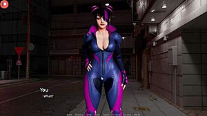 Juri dominates all sex scenes in Street Fighter hentai parody part 1