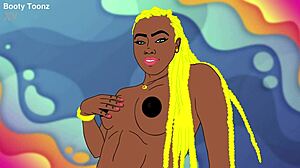 Big Bubble Butt Ts Nya Takes Dantes Bbc Anal Deeply