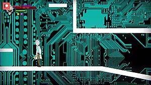 Rick and Morty parody features flashing aliens and villains in lewd universe.