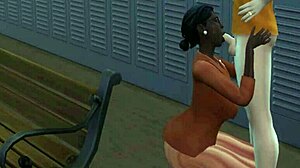 Fortune Deepthroats Huge Black Cock!