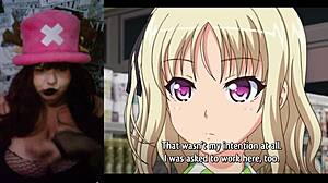 Hotwife With Big Tits Gets Lost In Hentai While Watching JK To Ero Konbini Tenchou Ep1.