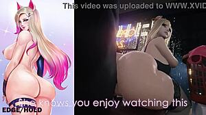 i’m obsessed with ahri getting blacked by a huge monster cock in this joi
